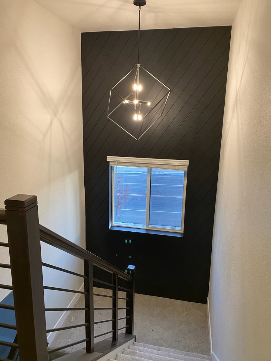 Finish carpentry work