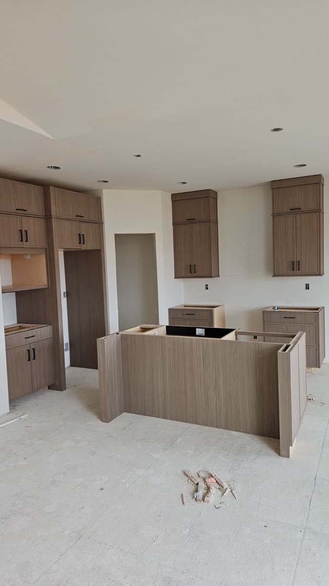 Interior finish work